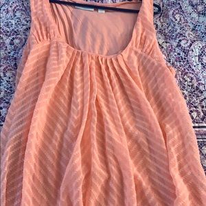 coral pink tank top